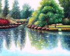 impressionist landscape painting