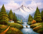 mountail landscape painting