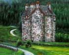 original painting of Forter Castle