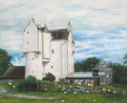artists painting of muckrach castle