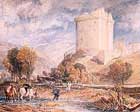 Turner painting of Borthwick Castle