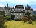 scottish picture of clan Campbell castle at Inveraray