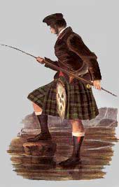 clan Gordon highlander painting