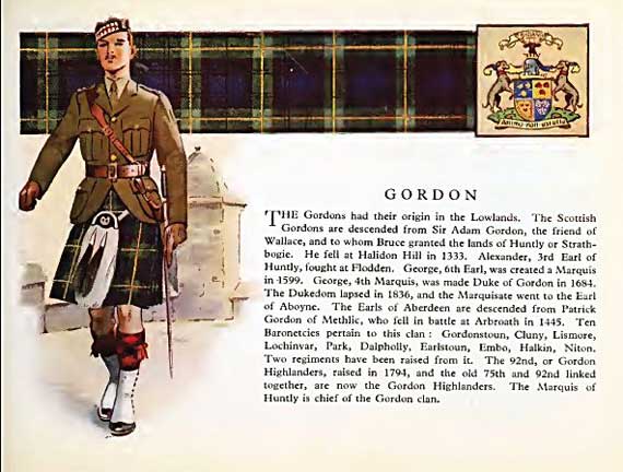 clan Gordon history