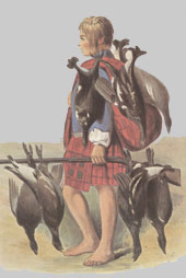 clan Grant highlander painting