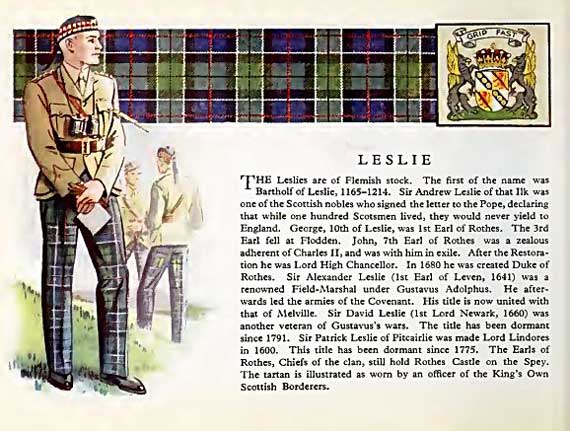 clan Leslie history