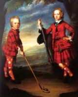 painting of Sir James and Sir Alexander MacDonald 1766 