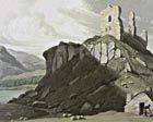 old etching of aros castle
