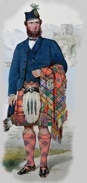 painting of clan chief 1880