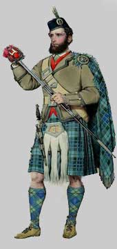 clan MacKay highlander painting