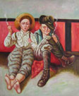 painting by the seaside