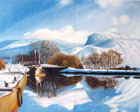 scottish painting with the caledonian canal