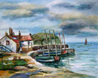 Cellardyke fishing village in the East Neuk of Fife 