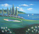 golf painting