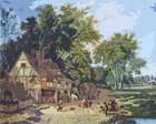pop art landscape  oil paintings