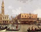 landscape painting of the Grand Canal Venice